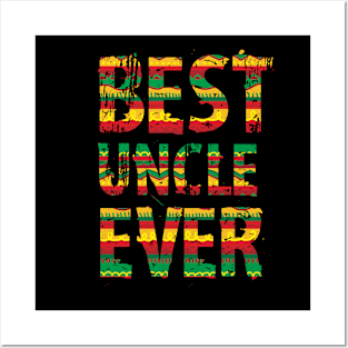 Best Uncle Dad Daddy , African Colors Posters and Art